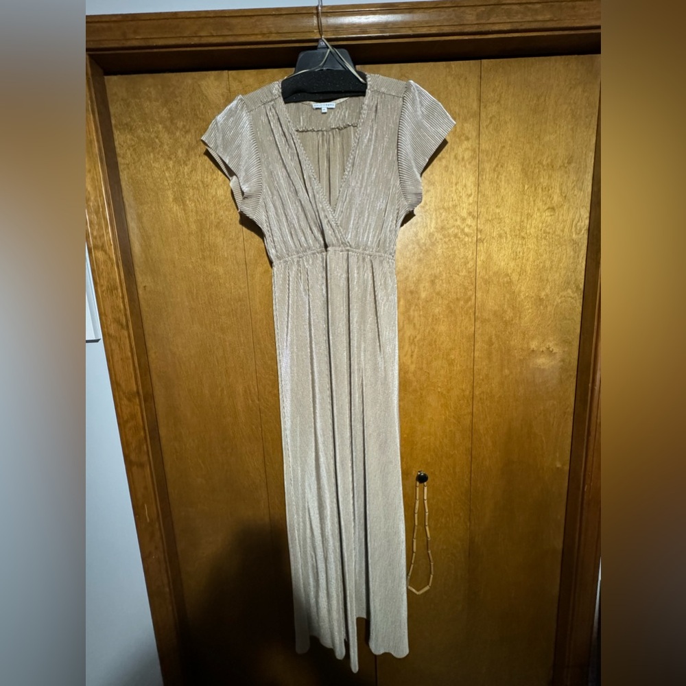 Athena Pleated Maxi Dress